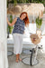Anguilla Seaside Shell Top: Sea Island Cotton Dress Shirt