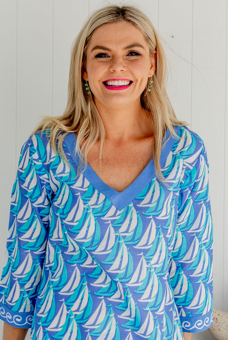tunic dress designs Barcelona Jersey Tunic Dress