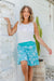 Turtle Ruffle Cotton Skirt