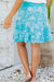 Turtle Ruffle Cotton Skirt