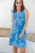 Nautilus Shell Cotton Dress for vacation